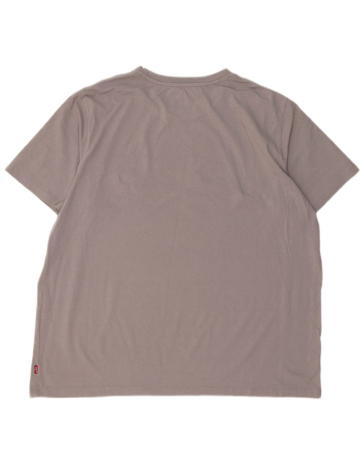 LEVI'S Mens Graphic T-Shirt Top XL Grey