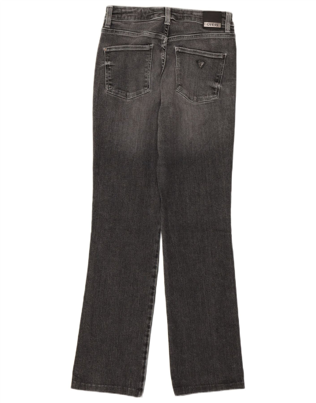 GUESS Womens Mid Rise Straight Jeans W27 L30 Grey