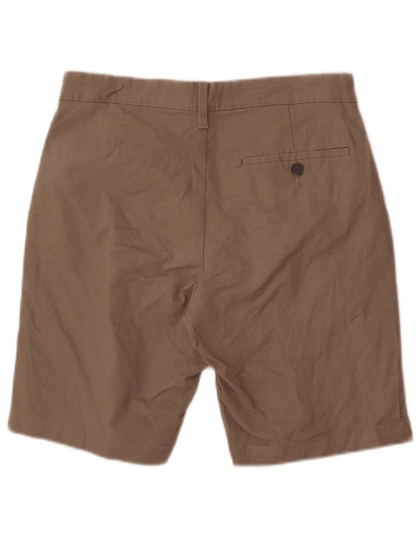 Marks & Spencer Mens Chino Shorts W30 Medium  Grey Cotton