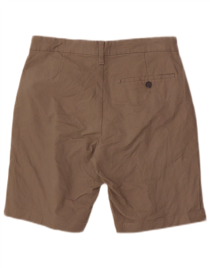Marks & Spencer Mens Chino Shorts W30 Medium  Grey Cotton