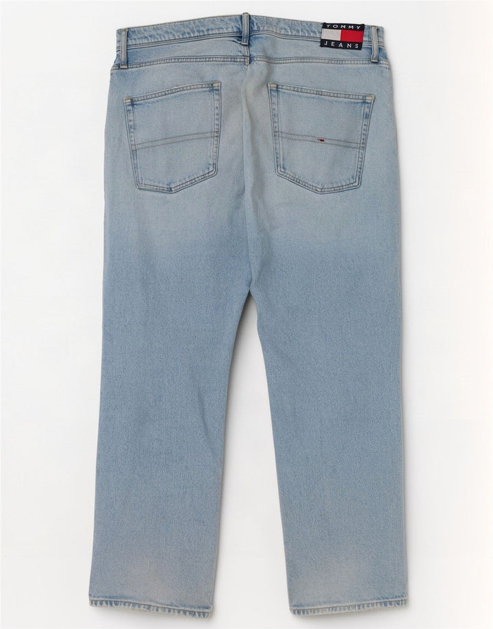 Tommy Hilfiger Mens Straight Jeans W38 L30 Blue