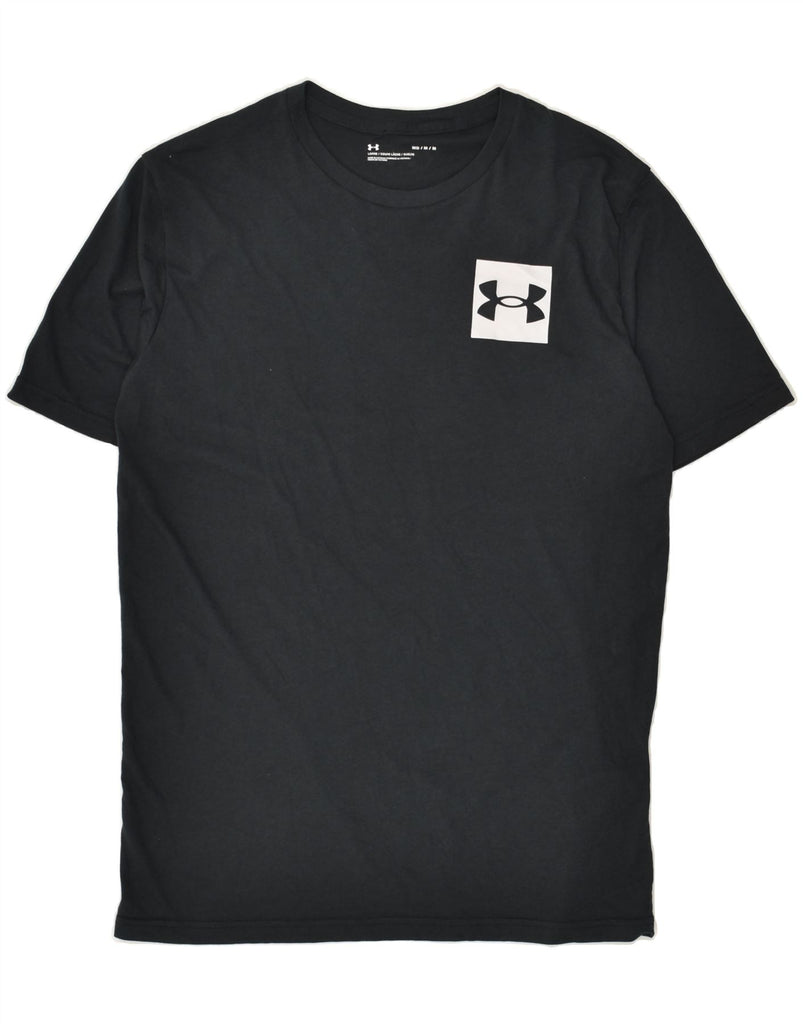 UNDER ARMOUR Mens Graphic T-Shirt Top Medium Grey Cotton | Vintage Under Armour | Thrift | Second-Hand Under Armour | Used Clothing | Messina Hembry 