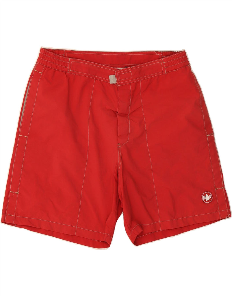 MURPHY & NYE Mens Swimming Shorts Large Red Polyamide Vintage Murphy & Nye and Second-Hand Murphy & Nye from Messina Hembry 