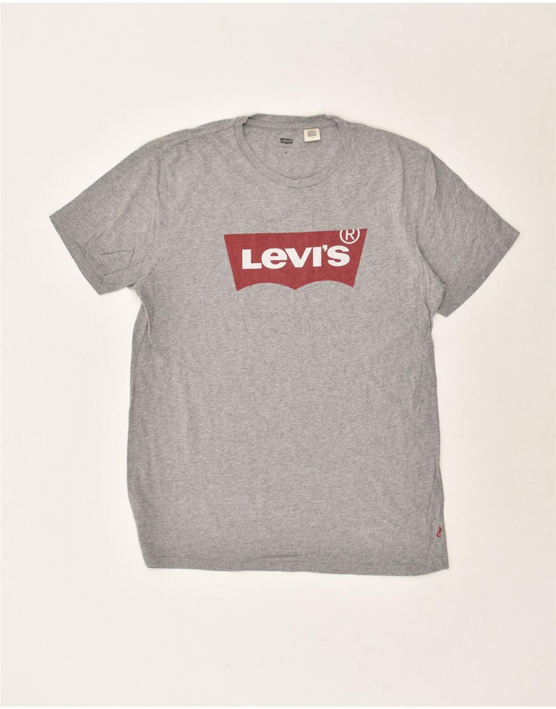 LEVI'S Mens Graphic T-Shirt Top Medium Grey | Vintage Levi's | Thrift | Second-Hand Levi's | Used Clothing | Messina Hembry 