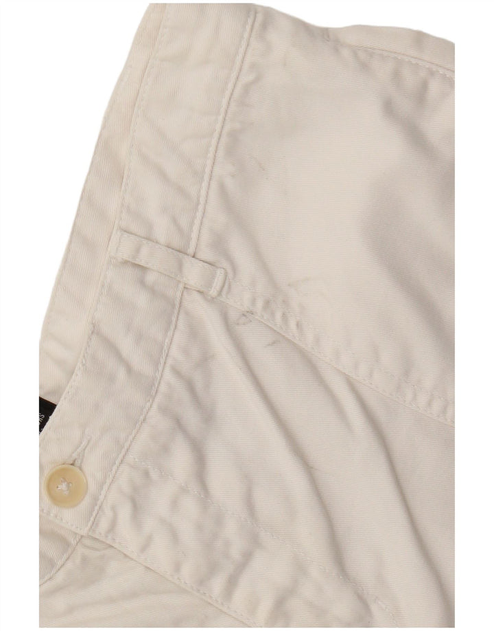 Calvin Klein Womens Chino Shorts US 6 Medium W28  Off White Cotton