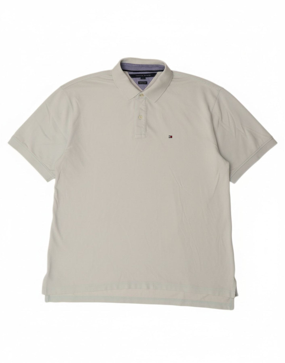 TOMMY HILFIGER Mens Classic Fit Polo Shirt 2XL Blue