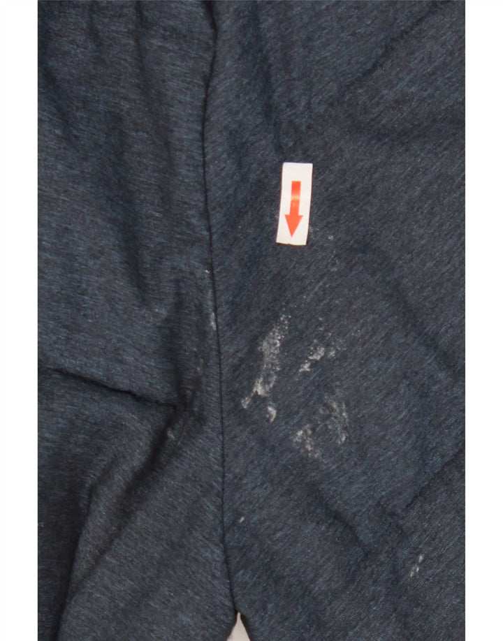 Penguin Mens Hooded Padded Jacket UK 44 2XL Navy Blue Polyamide