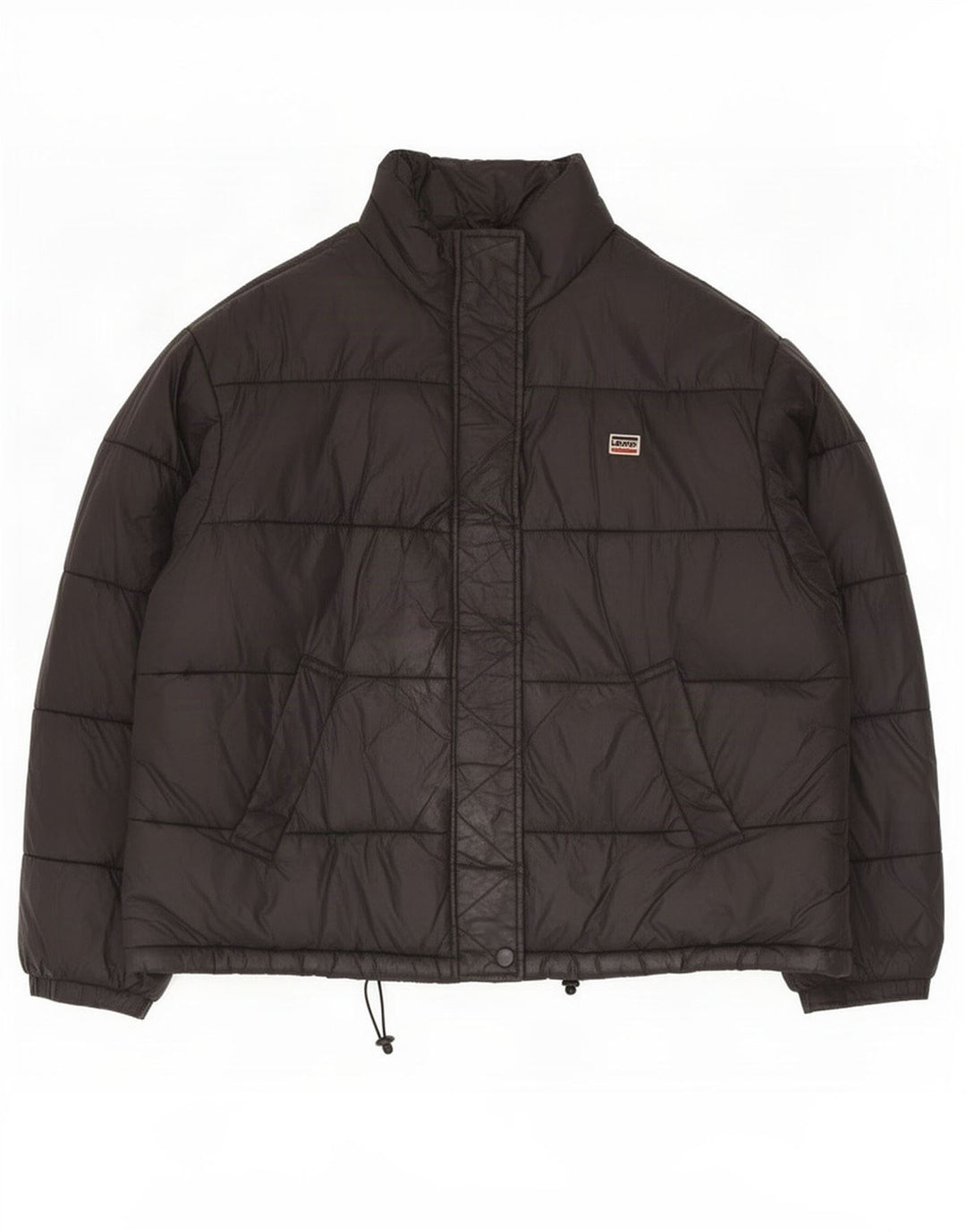 Levi's Mens Padded Jacket UK 38 Medium Black Polyamide