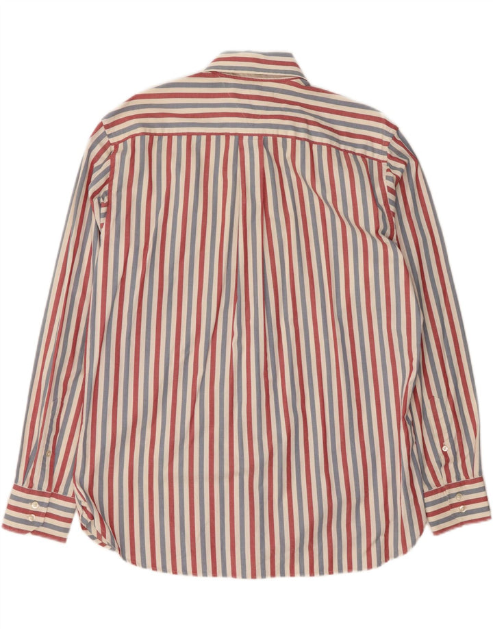 TOMMY HILFIGER Mens Shirt Medium Multicoloured Striped Cotton Vintage Tommy Hilfiger and Second-Hand Tommy Hilfiger from Messina Hembry 