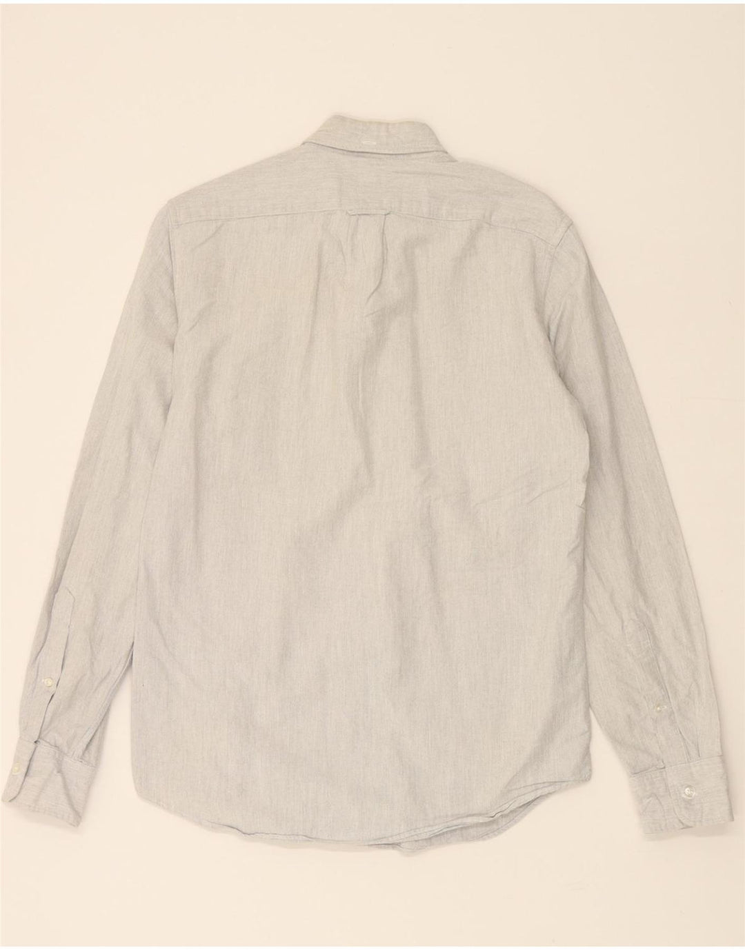J. CREW Mens Slim Shirt Small Grey Cotton Vintage J. Crew and Second-Hand J. Crew from Messina Hembry 