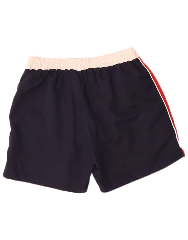 Kappa Mens Sport Shorts Medium Navy Blue Colourblock Polyester
