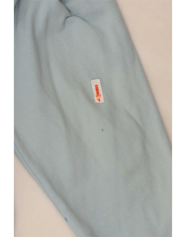 Adidas Mens Tracksuit Top Jacket UK 34/36 Small Blue Cotton