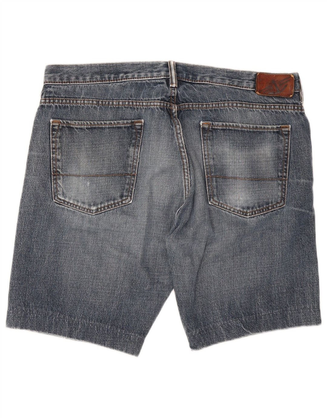 Dockers Mens Denim Shorts Large W36 Navy Blue Cotton