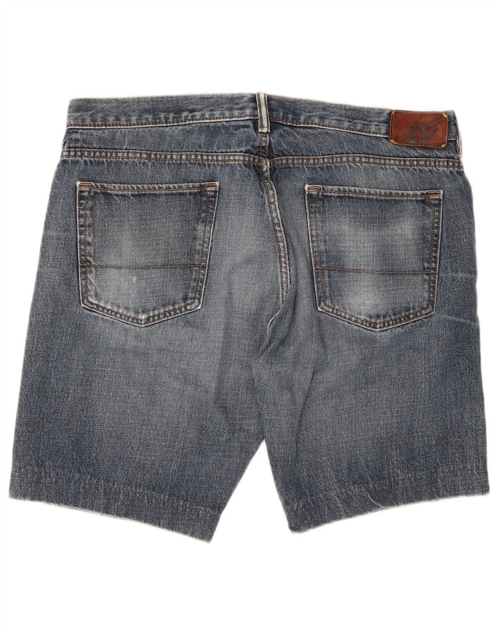 Dockers Mens Denim Shorts Large W36 Navy Blue Cotton
