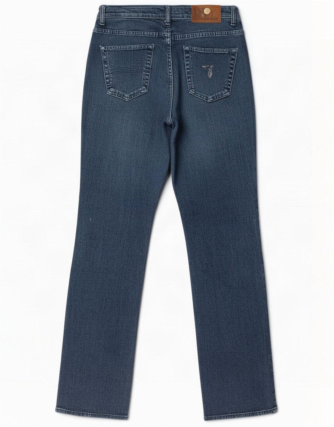 Trussardi Womens Straight Jeans W28 L32 Blue