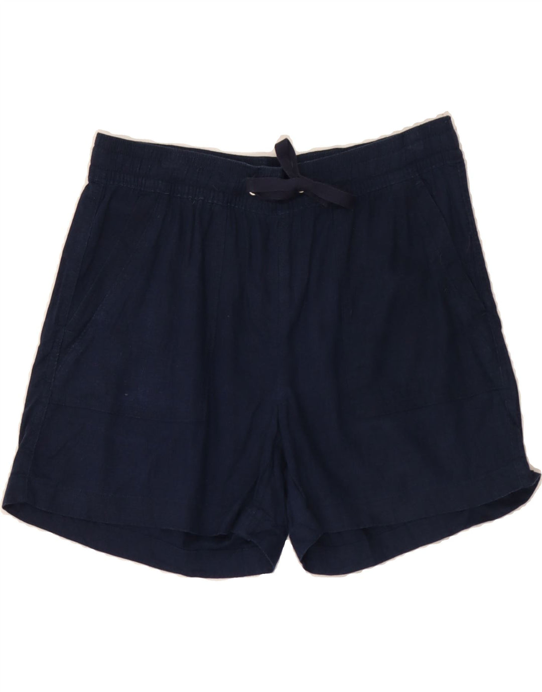 NAUTICA Womens Casual Shorts Medium W32 Navy Blue Linen Vintage Nautica and Second-Hand Nautica from Messina Hembry 