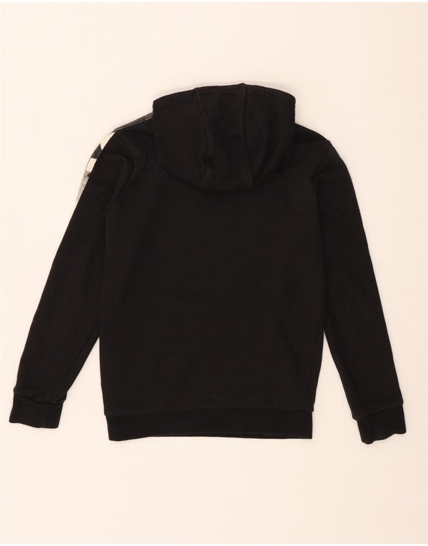 Adidas Boys Graphic Hoodie Jumper 10-11 Years Black Camouflage Cotton