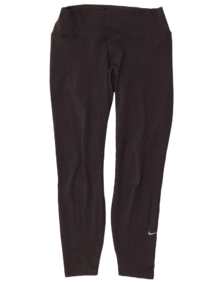 Nike Womens Dri Fit Leggings UK 10 Small Black