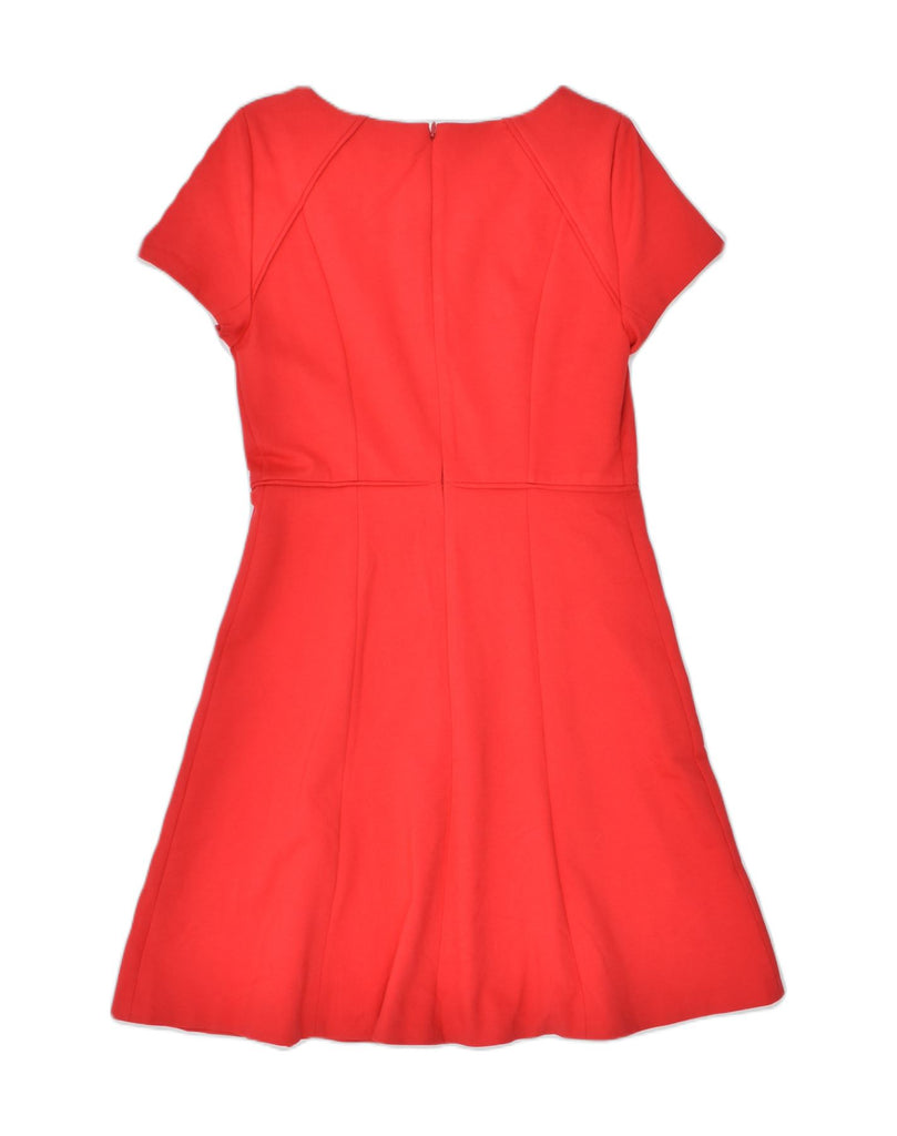 J. CREW Womens A-Line Dress US 6 Medium Red Polyester | Vintage | Thrift | Second-Hand | Used Clothing | Messina Hembry 