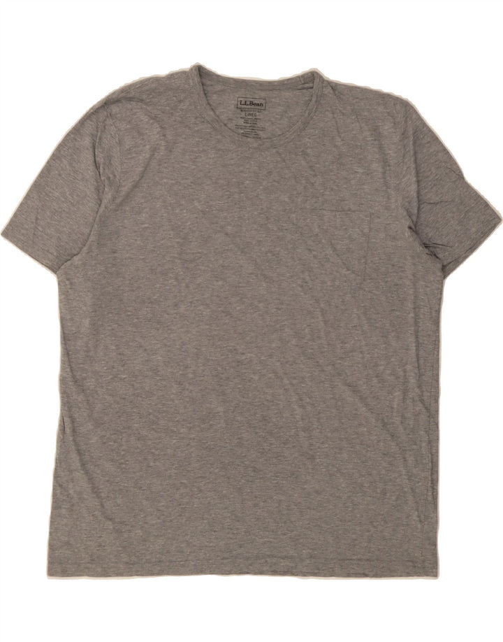 L.L.BEAN Mens T-Shirt Top Large Grey Cotton Vintage L.L.Bean and Second-Hand L.L.Bean from Messina Hembry 