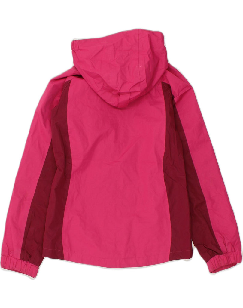 MOUNTAIN WAREHOUSE Girls Hooded Rain Jacket 11-12 Years Pink Nylon | Vintage Mountain Warehouse | Thrift | Second-Hand Mountain Warehouse | Used Clothing | Messina Hembry 