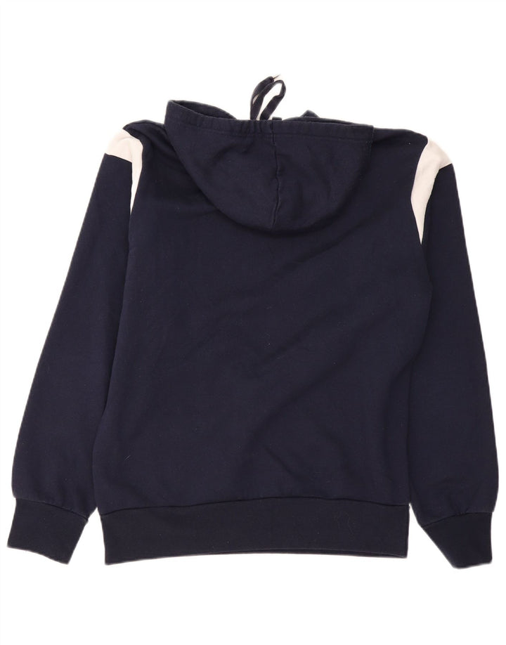 LOTTO Mens Hoodie Jumper Large Navy Blue Colourblock