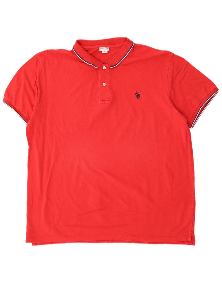 U.S. Polo Assn. Mens Shirt 3XL Red Cotton