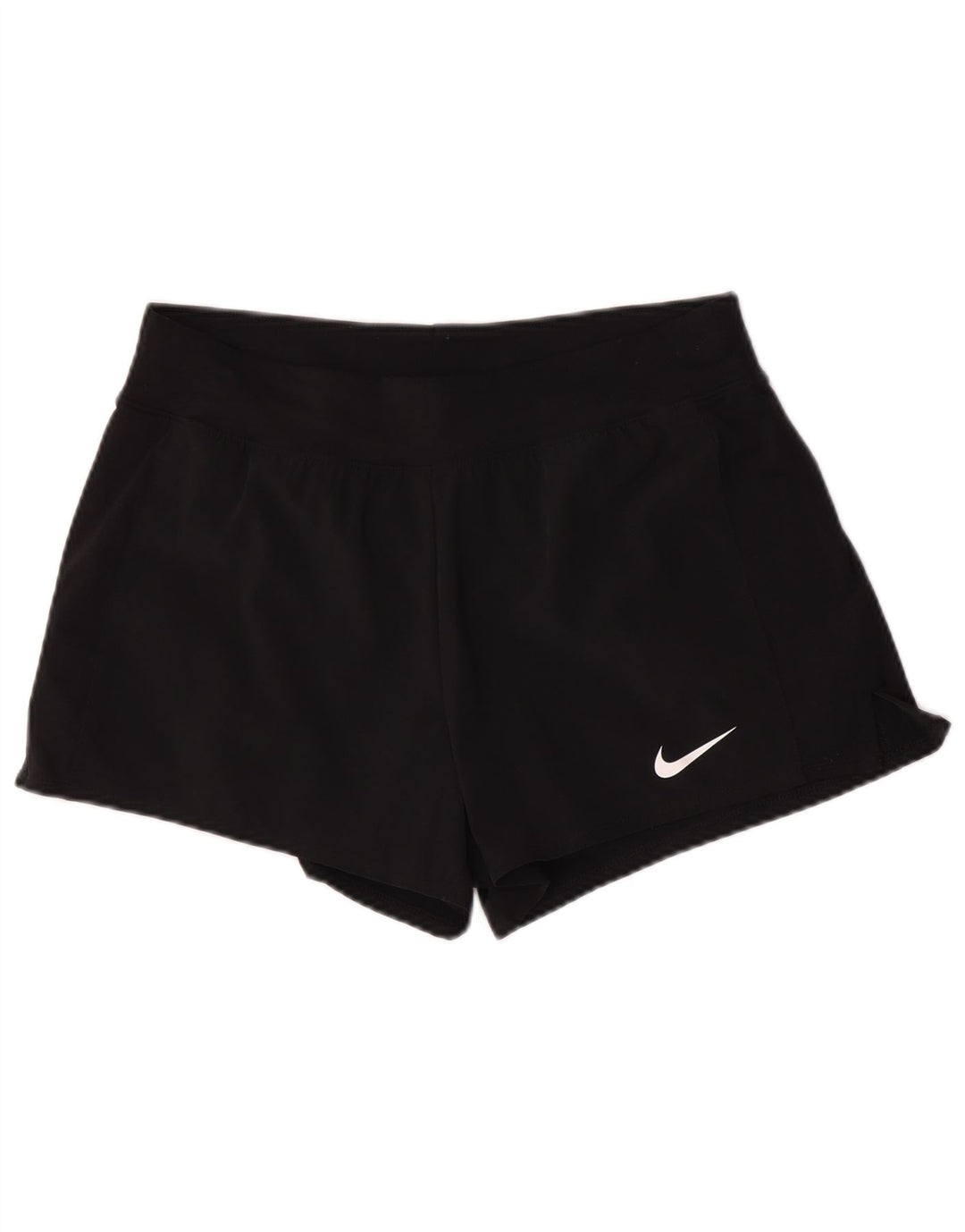 Nike Womens Dri Fit Sport Shorts UK 12 Medium Black Polyester
