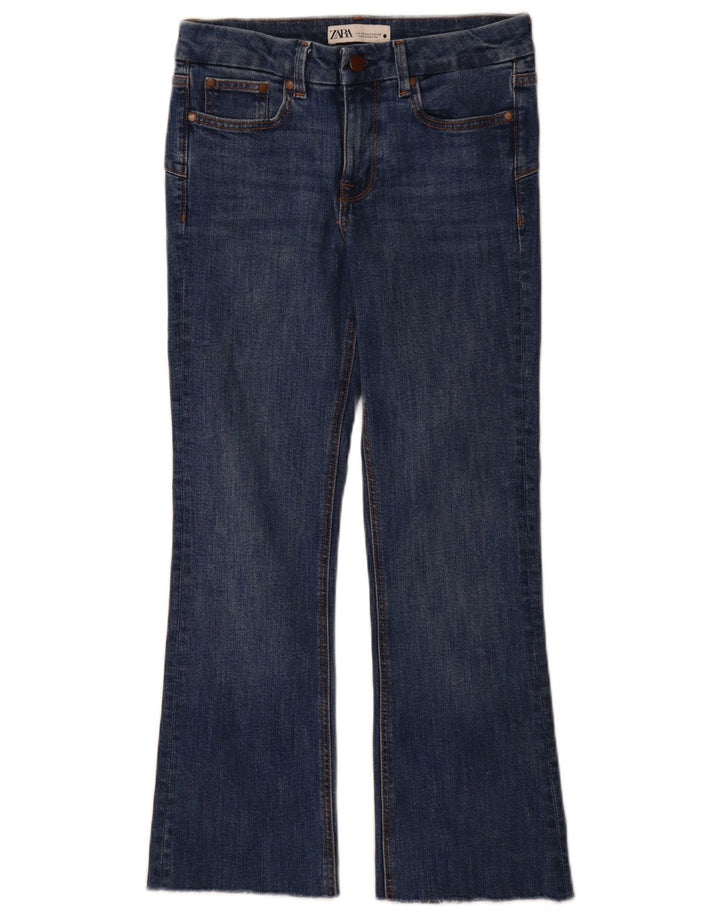 Zara Womens Bootcut Jeans EU 36 XS W26 L28 Blue