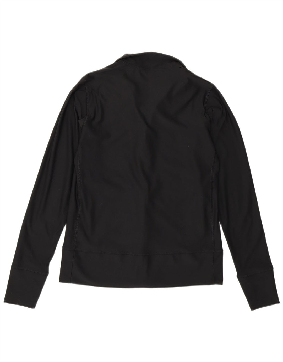 Nike Womens Tracksuit Top Jacket UK 12 Medium Black Polyester