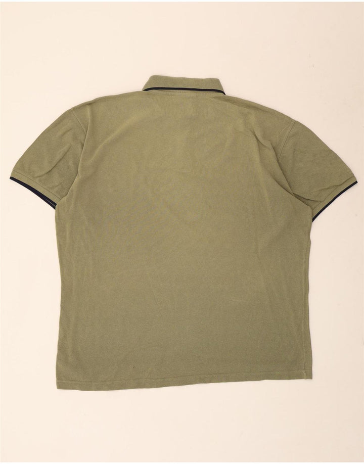 Wrangler Mens Polo Shirt XL Khaki Cotton