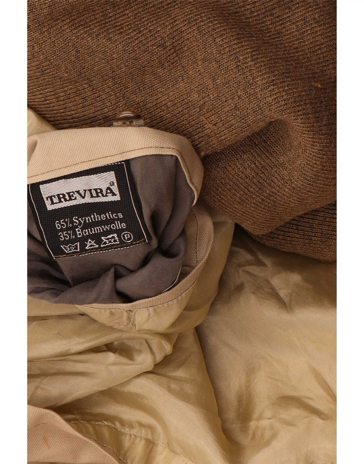 Trevira Mens Windbreaker Coat UK 38 Medium Beige Polyester