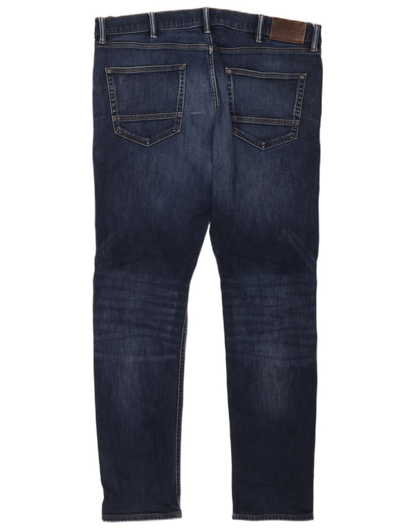 Marks & Spencer Mens Slim Jeans W38 L33 Navy Blue Cotton