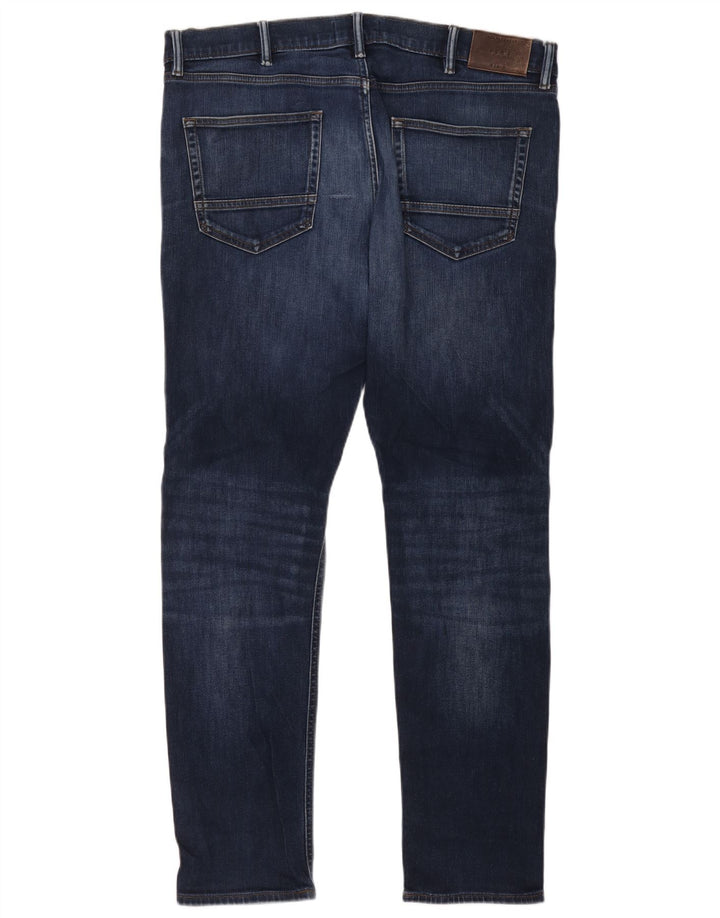 Marks & Spencer Mens Slim Jeans W38 L33 Navy Blue Cotton