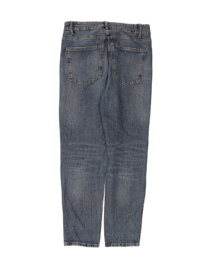 Zara Womens Tapered Jeans EU 40 Medium W30 L28 Blue Cotton