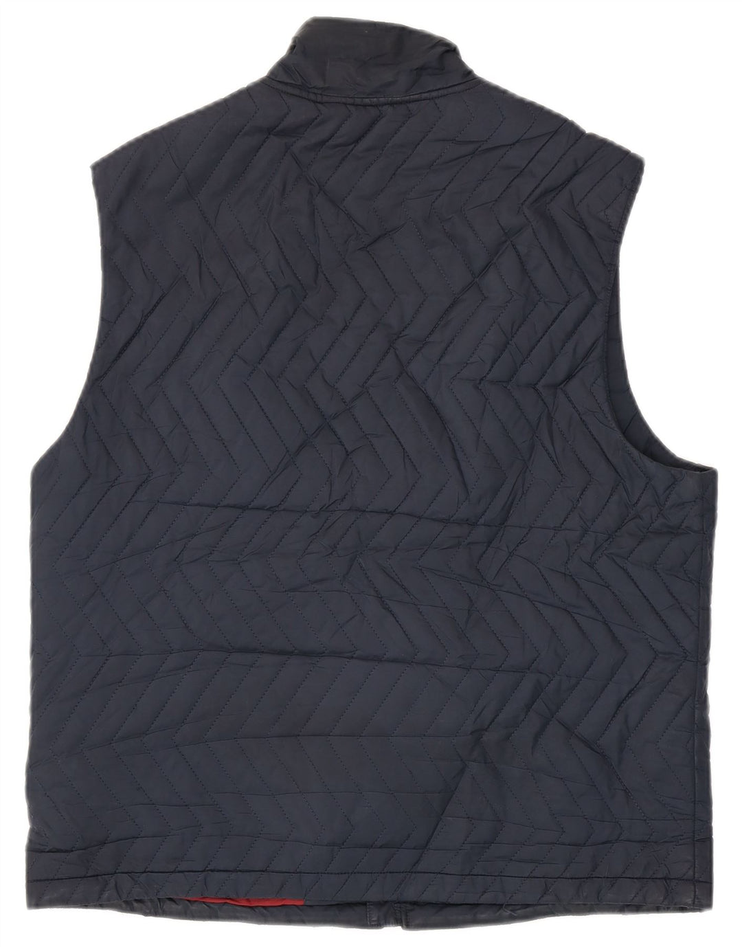 Penguin Mens Padded Gilet UK 40 Large Navy Blue Polyester