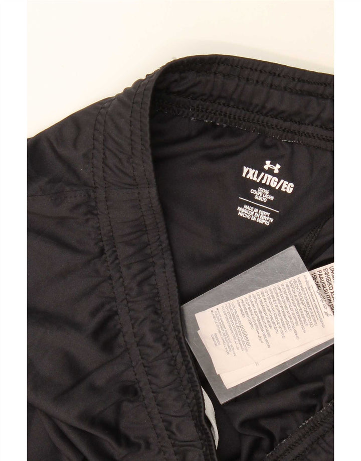 Under Armour Boys Sport Shorts 13-14 Years XL Black Polyester