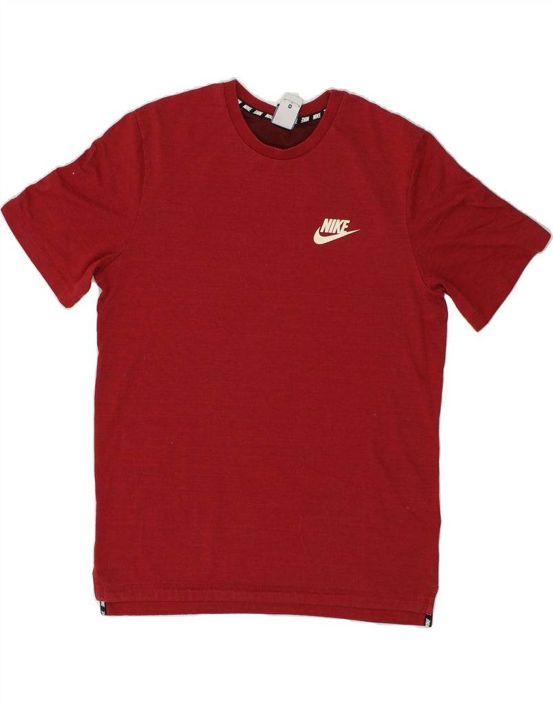 NIKE Mens T-Shirt Top Medium Red Cotton Vintage Nike and Second-Hand Nike from Messina Hembry 