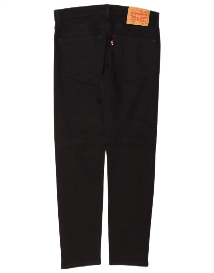 Levi's Mens 512 Tapered Slim Jeans W30 L30 Black
