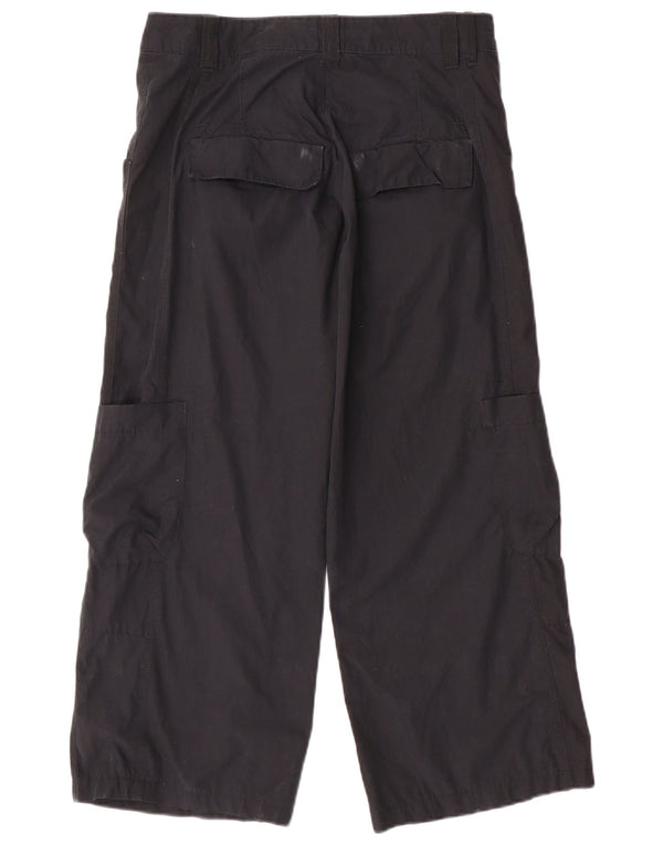 Nike Womens Straight Cargo Trousers UK 8 Small W28 L26 Black Polyester