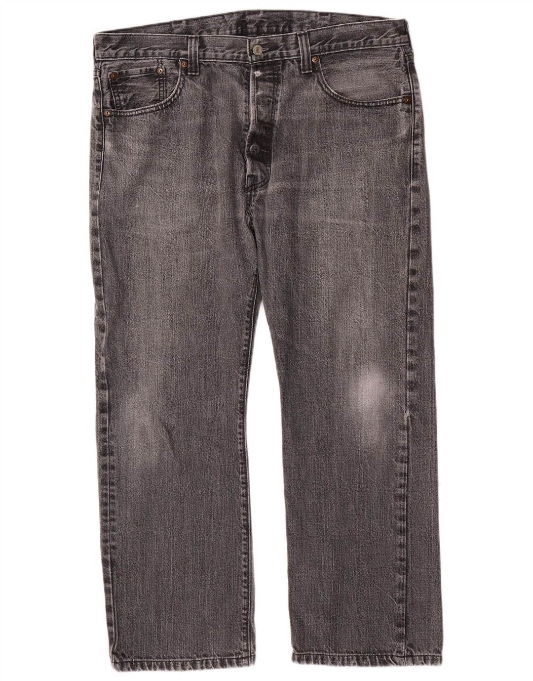Levi's Mens Straight Jeans W38 L28 Grey