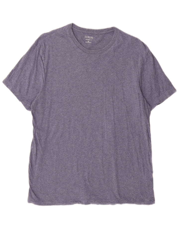 J. Crew Womens Broken In T-Shirt Top Medium Blue Flecked Cotton