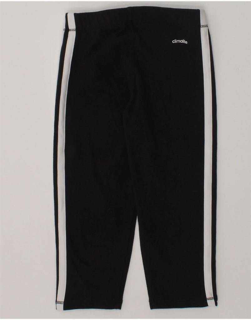 ADIDAS Boys Tracksuit Trousers 4-5 Years Black Cotton | Vintage Adidas | Thrift | Second-Hand Adidas | Used Clothing | Messina Hembry 