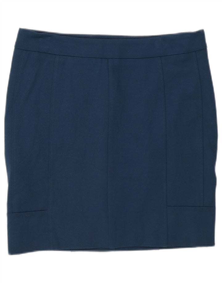 Calvin Klein Womens Mini Skirt US 4 Small W28  Blue Viscose
