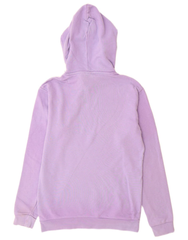 Adidas Mens Hoodie Jumper Small Purple Cotton