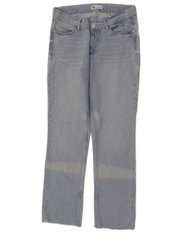 Zara Womens Straight Jeans EU 40 Medium W30 L30 Blue Cotton