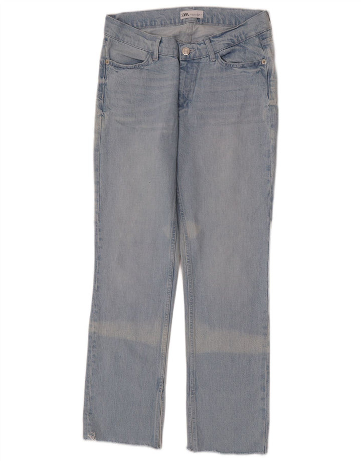 Zara Womens Straight Jeans EU 40 Medium W30 L30 Blue Cotton