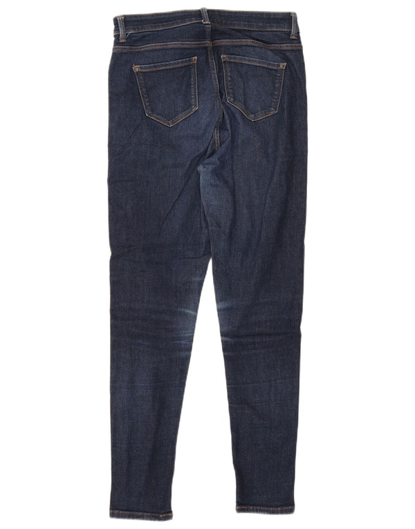 Marks & Spencer Womens Skinny Jeans UK 10 Small W28 L27 Navy Blue