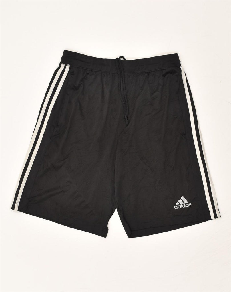 ADIDAS Mens Climalite Sport Shorts Medium Black Polyester | Vintage Adidas | Thrift | Second-Hand Adidas | Used Clothing | Messina Hembry 