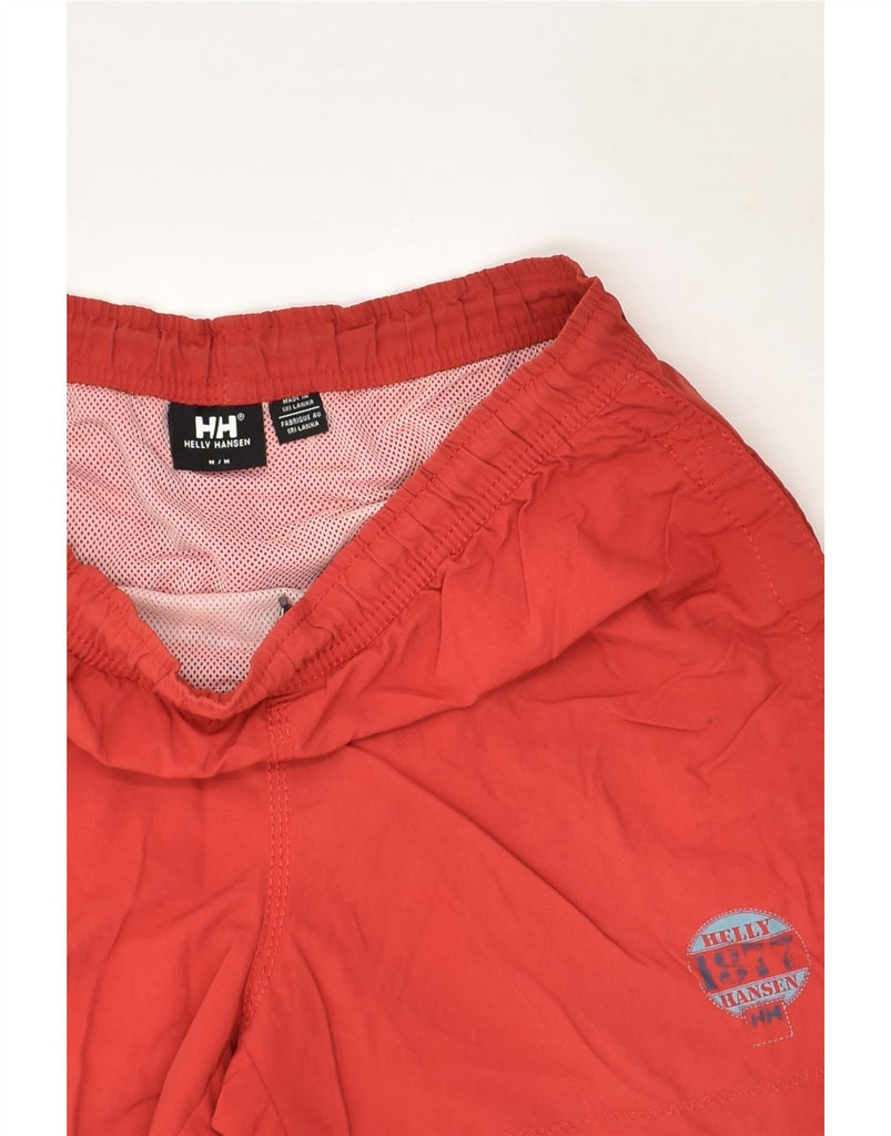 HELLY HANSEN Mens Graphic Sport Shorts Medium Red Nylon | Vintage Helly Hansen | Thrift | Second-Hand Helly Hansen | Used Clothing | Messina Hembry 